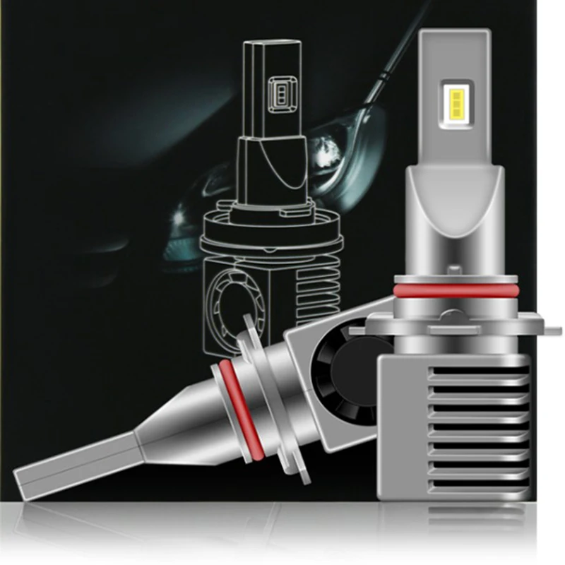 Автомобильная фара H7 LED H4 H1 H11 H3 H13 H27 880 9006 9007 35 Вт 3600LM 6000K 12 В высокая яркость