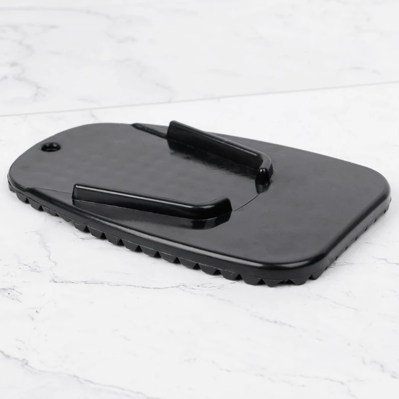 

Motorcycle Bike Kickstand Side Kick Stand Pad Plate Base For Yamaha Honda Harley