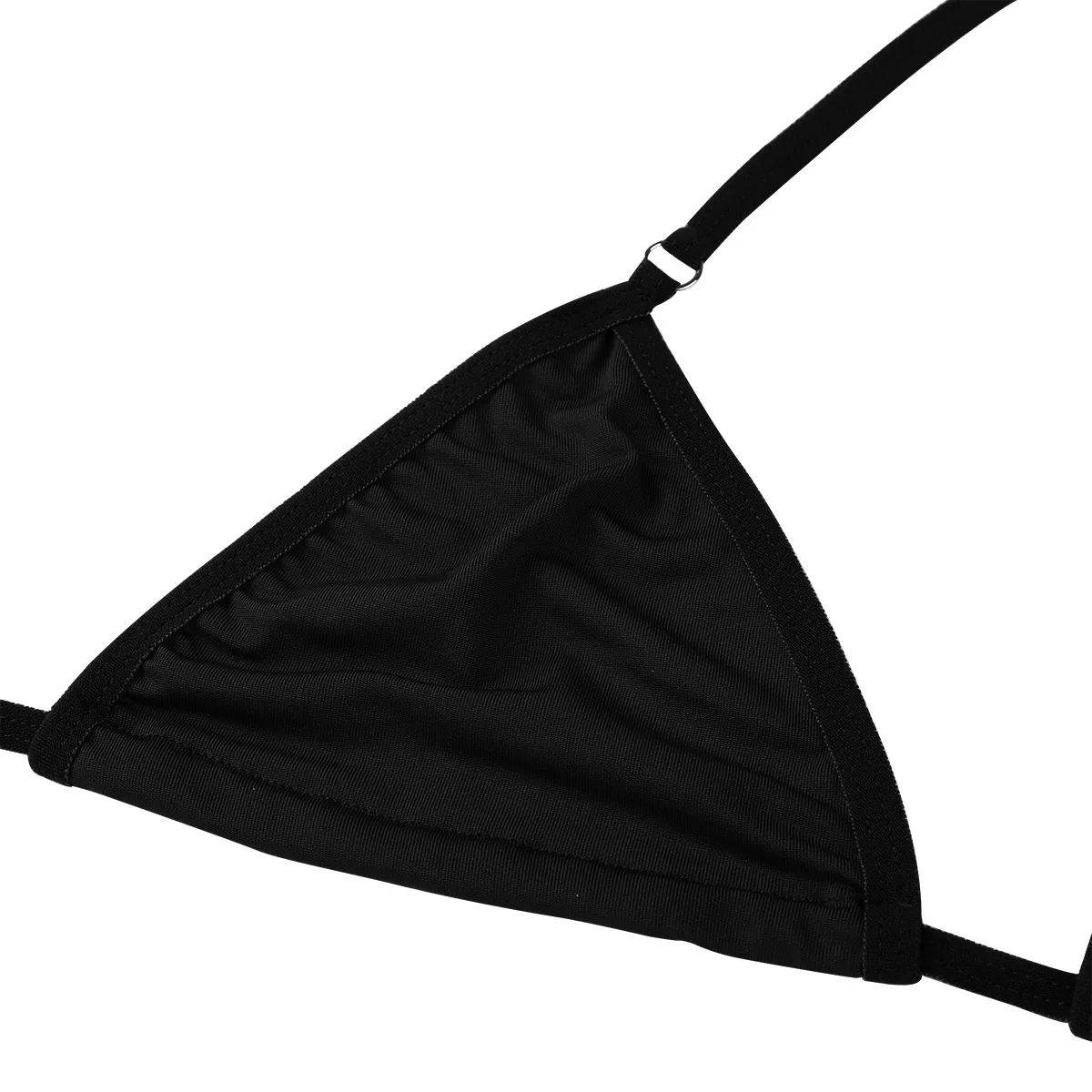 TiaoBug Women Sexy Lingerie Set Halter Mini Micro Bikini Bra Tops with G Strings Thong Briefs Tanga Underwear Swimsuit Beachwear