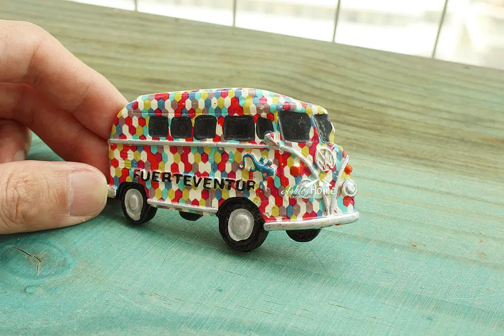 Фуертевентура Испания туристический сувенир для путешествий 3D автобус мозаика