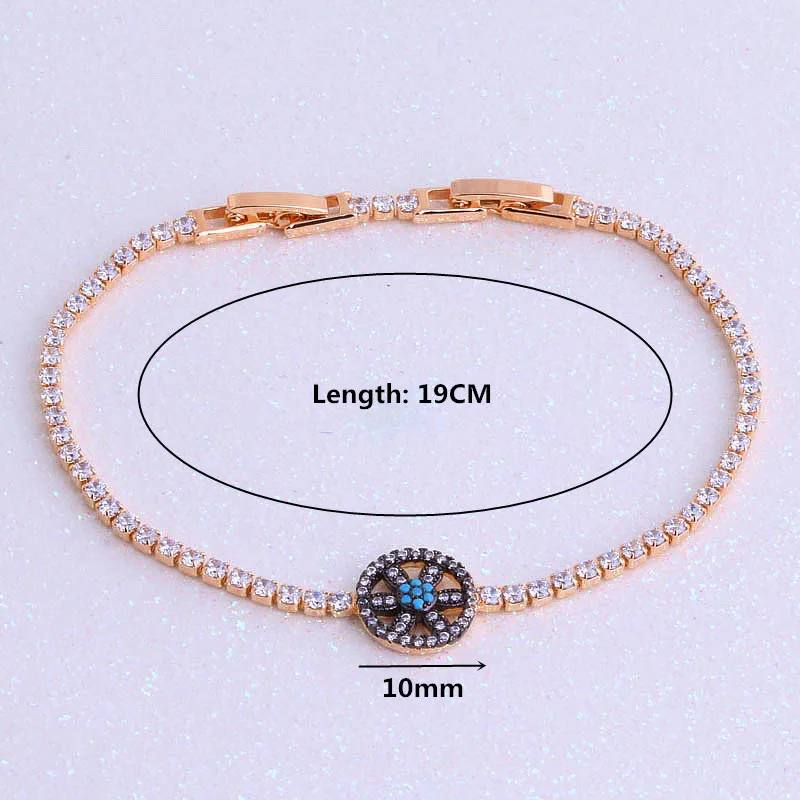 Любовный монолог изящный Синий Кианит и Кристальный Фианит золотой цвет