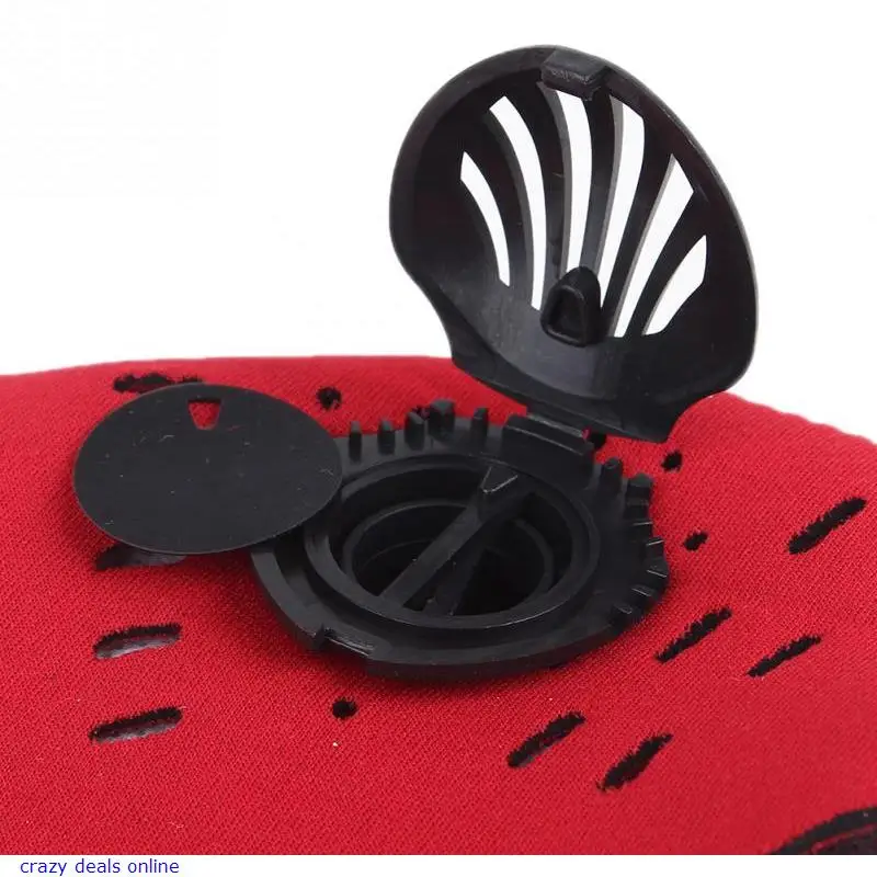 New Red Bicycle Motorcycle Ski Anti Dust Half Face Mask Cycling Bike Masks Filter |