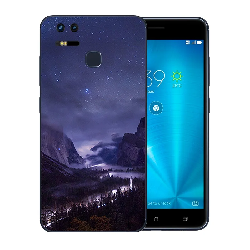 Phone Case 5.9 inch for Huawei Nova 2i Soft Silicone Mate 10 Lite Landscape Pattern Slim TPU Skin MaiMang 6 Shell |