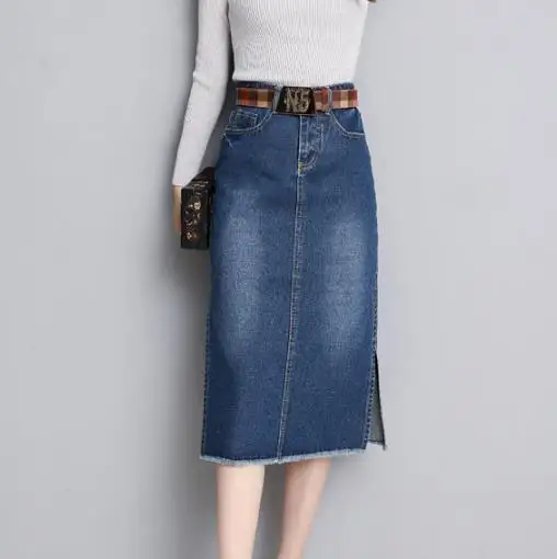 Новинка 2018 женские весенне-летние стильные синие облегающие джинсовые