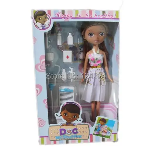 Мультфильм 10 &quot док McStuffins клиника девушки рисунок игрушка кукла рождественский