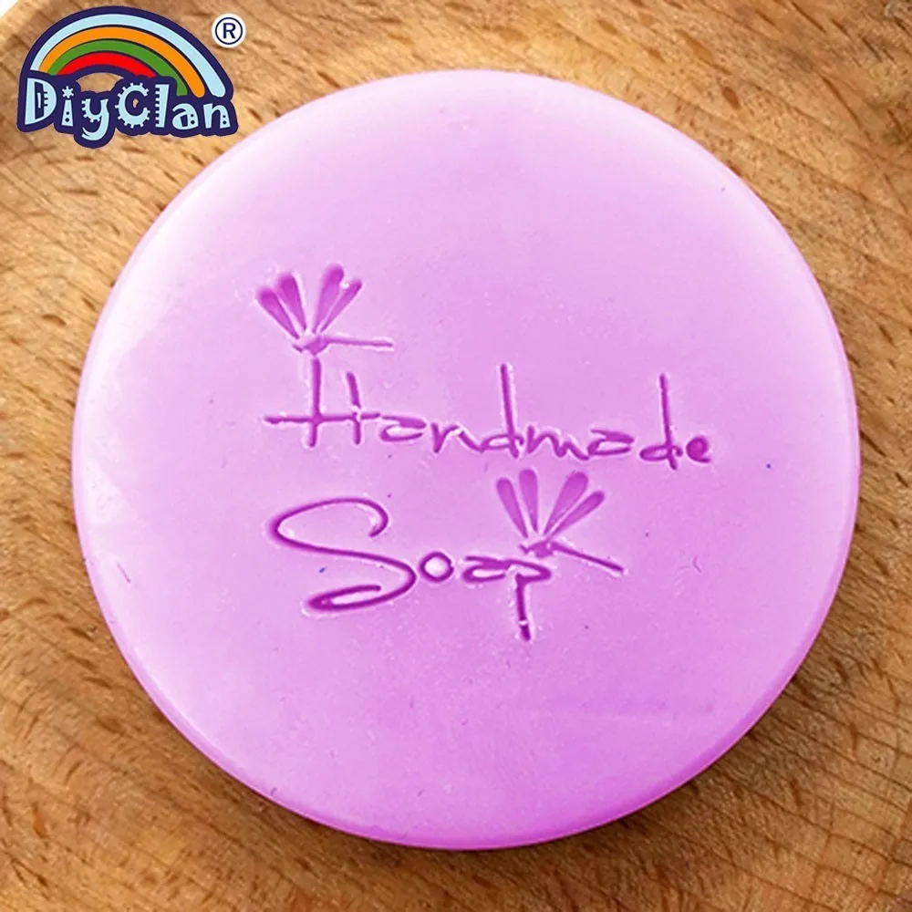 Transparent Soap Stamp For DIY Handmade Making Custom Patterns With Handle Z0125SZ | Дом и сад