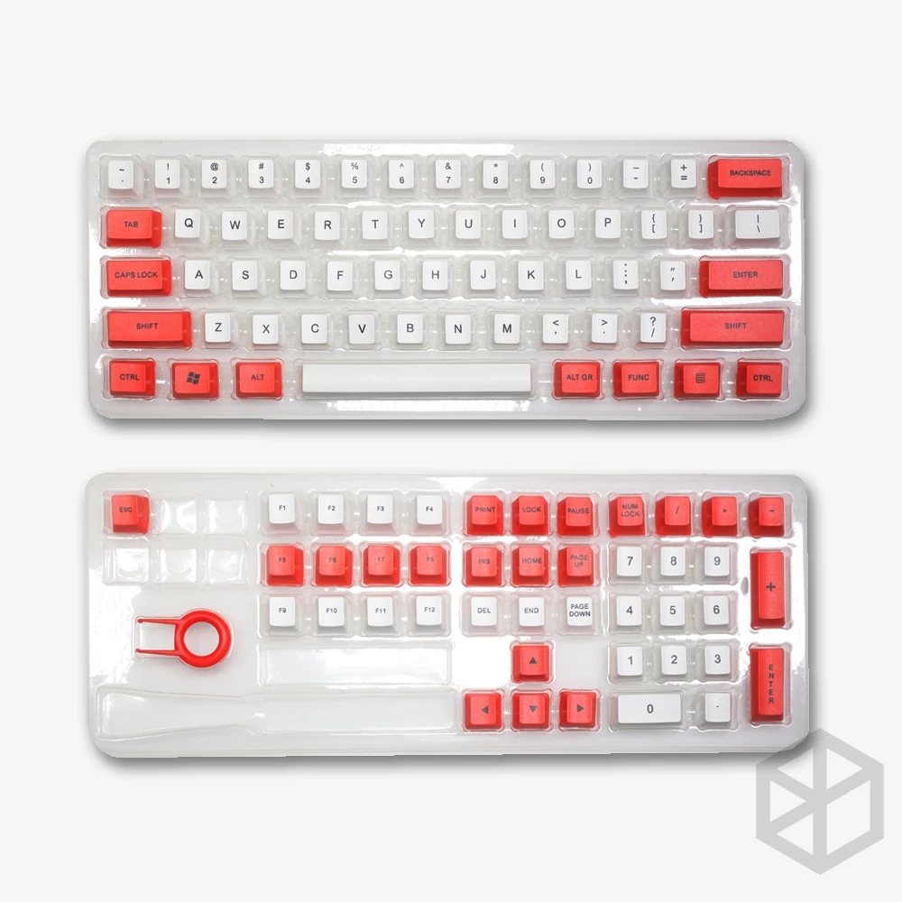 Белый и r colorway 104 oem профиль краситель Sub Keycap набор толстой PBT пластиковой