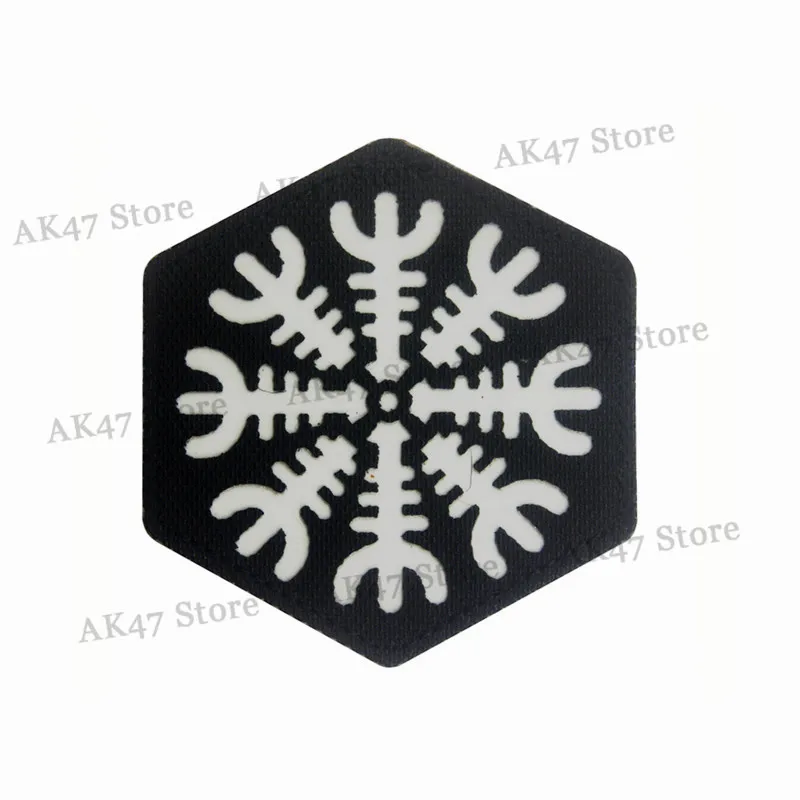 Helm of Awe Знак Тора ворона узел Triskelion Vegvisir Knoton руля трепет Valknut боевой дух военный тактический Викинг норвежский аппликация значок патч - Цвет: Helm of Awe