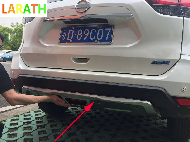 2 шт./компл. для Nissan X-Trail T32 2017 2018 Нержавеющая сталь передний и задний бамперы