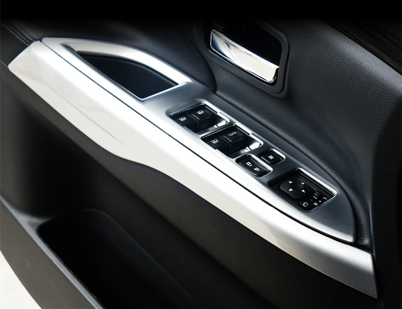 4 шт. накладки на внутренние подлокотники и стеклоподъемники для Mitsubishi Outlander 2015