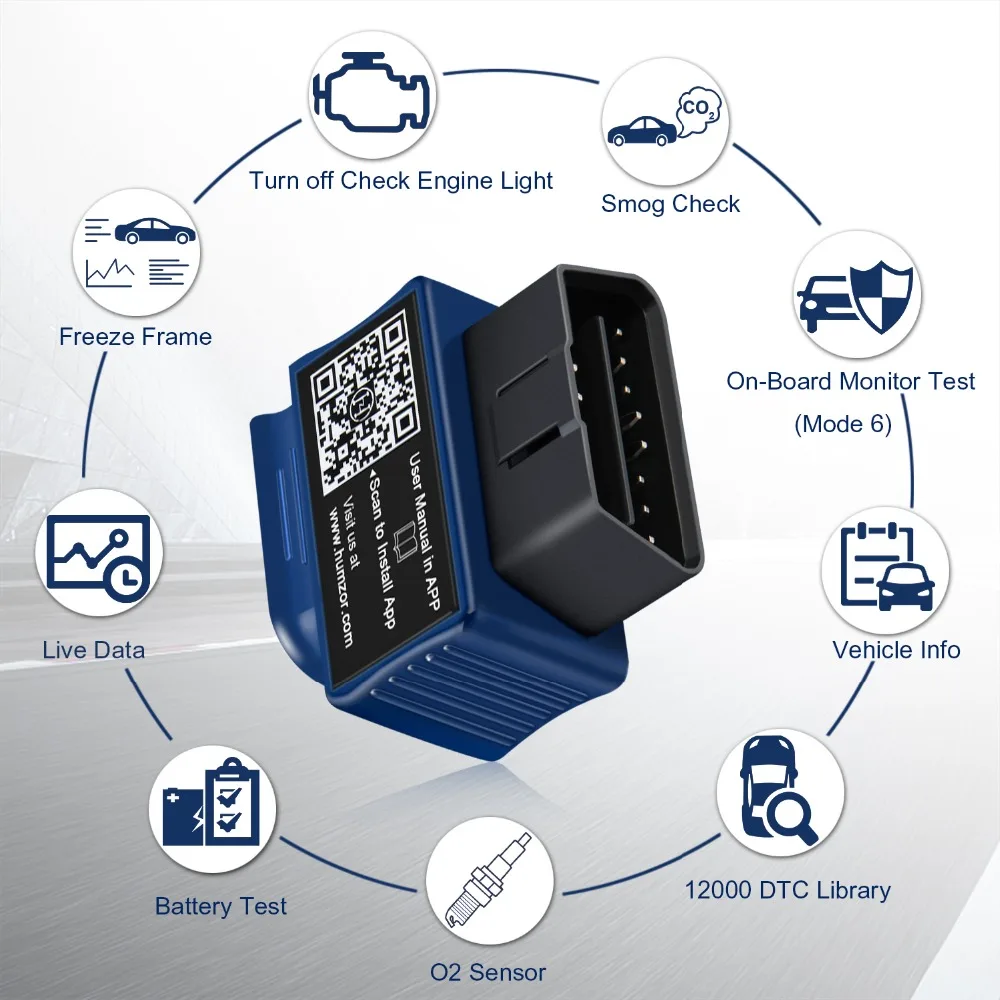 Новинка 2021 Автомобильная диагностика NexzScan obd2 Bluetooth 4 2 профессиональная