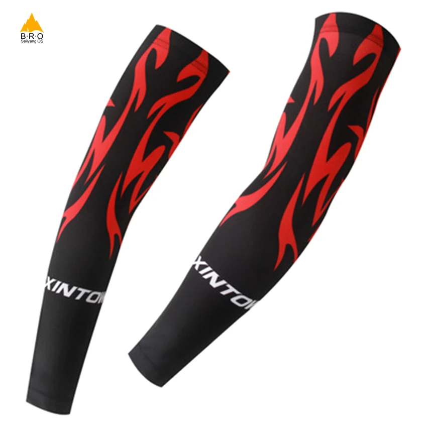 

Hot Cycling Arm Sleeves Man Women Ice Silk Sun Sleeves Cycling Arm Warmers Sleeves for Arm Sleeve Basketball Cycling Outfit