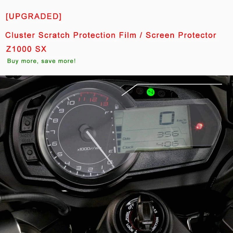 Для Kawasaki Z1000 SX Z1000SX 2011 2012 13 14 15 16 Защитная пленка для защиты от царапин синий