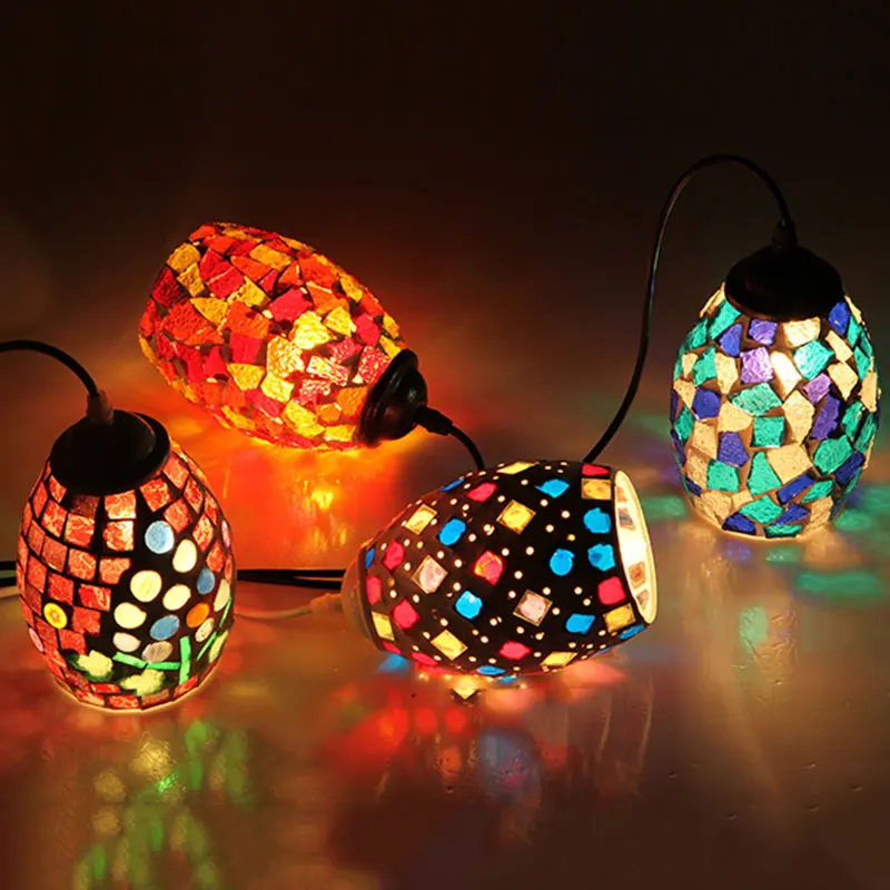 

Tiffany lamp Creative Mediterranean Pendant Lights for Restaurant cafe bar balcony 001