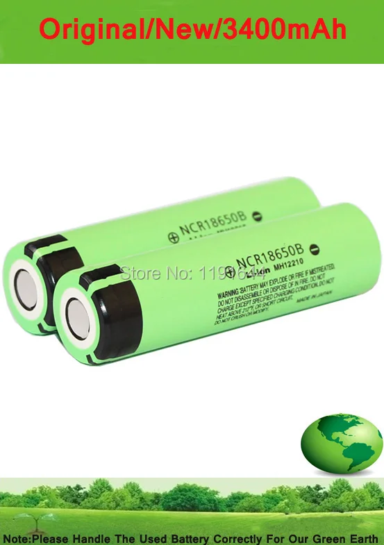 Бесплатная доставка! Оригинальный фонарик с литий ионной батарейкой 2 шт./лот 3 7 В