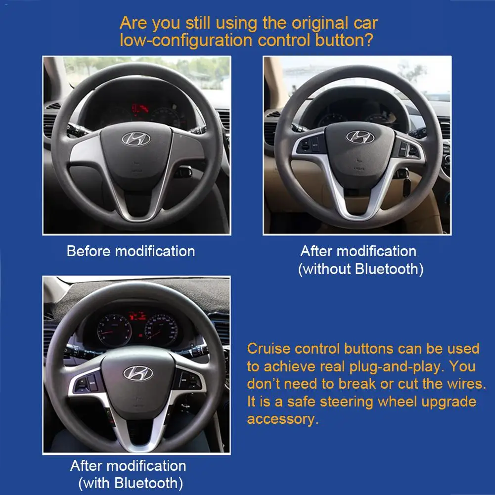 Пульт дистанционного управления на рулевом колесе для Hyundai Verna Solaris