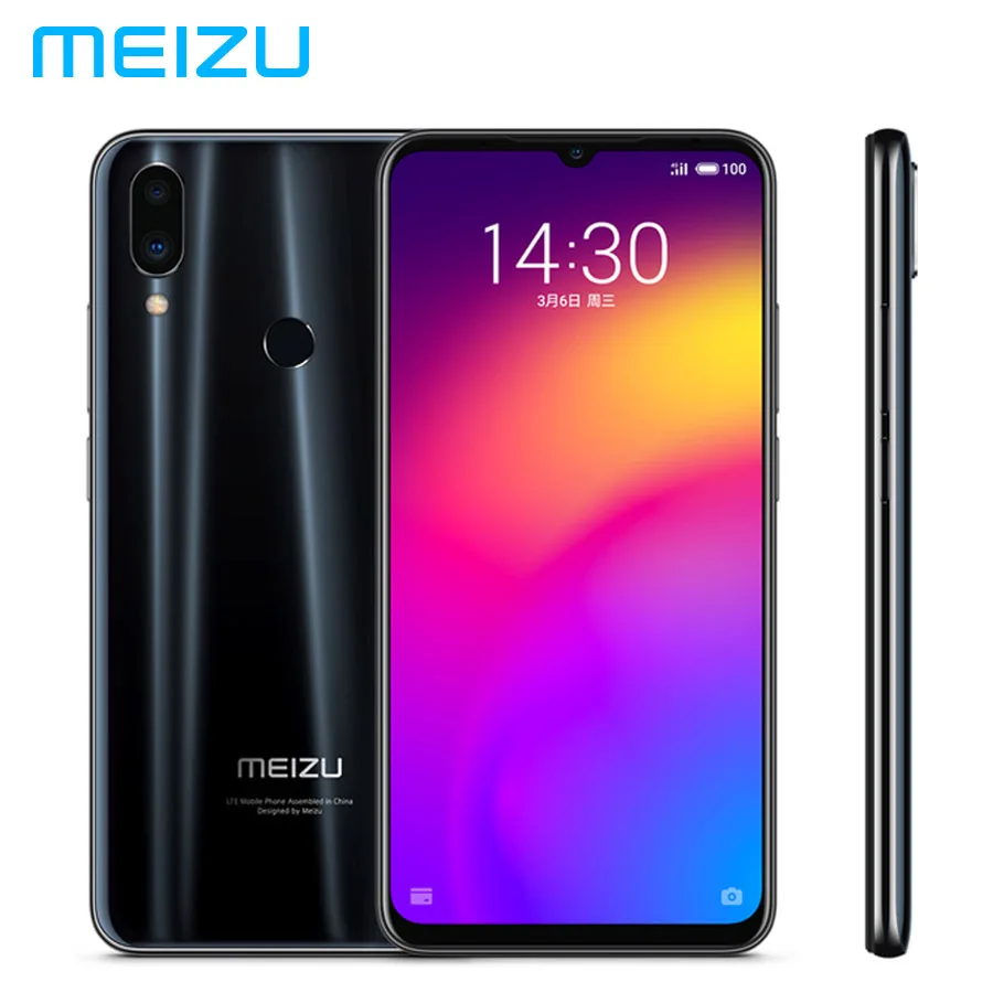 Мобильный телефон MEIZU Note 9 LTE с двумя sim-картами, камера 48 МП, 4 ГБ, 64 ГБ, Snapdragon675, OctaCore, 6,2 дюймов, 1080x2244 p, аккумулятор 4000 мАч, глобальная версия