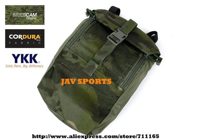 

TMC 9x7x3 GP Pouch Multicam Tropic Utility MOLLE Pouch Hunting Waist Pack(SKU12050690)