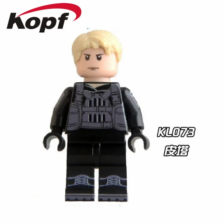 KL073 Without Box Super Heroes Kill Bill Vol.1 ума Турман Невеста Натан Дрейк агент FBI Лара Крофт кеттенис строительные блоки детские игрушки KL9011 - Цвет: KL073 Without Box