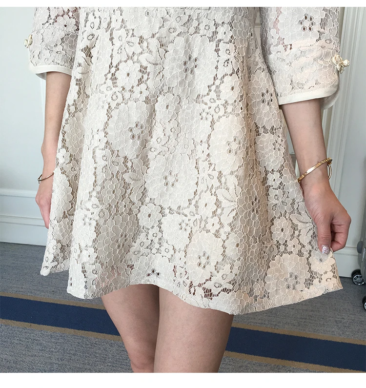 317 новый Средства ухода за кожей для будущих мам платье Летнее кружевное