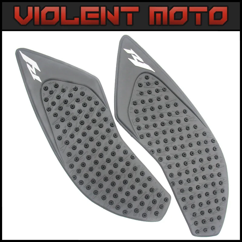 Черный Для Yamaha R1 YZF R1 R1M R1S 15, 16, 17, 18, бак мотоцикла тяги Сторона Pad газа топлива Колено Возьмитесь наклейка - Цвет: Черный