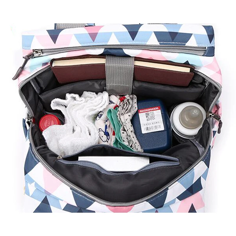 

Multifunction Pocket Diaper Bag Color Woman Mummy Baby Care Nappy Bag Large Capacity Waterproof Business Backpack Travel Bag