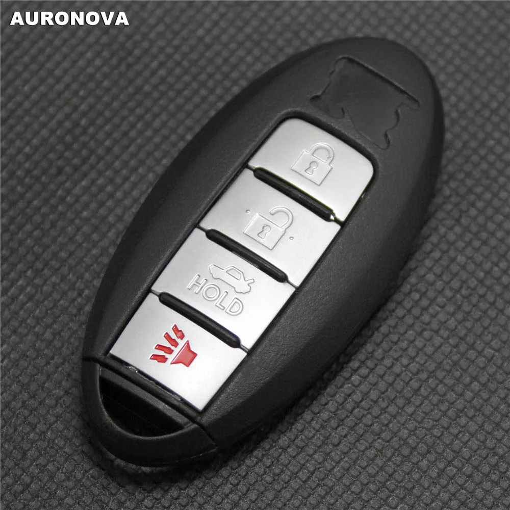 AURONOVA Новый Сменный Корпус ключа для Nissan GTR Teana Sylphy Tiida Qashqai Morano 3 + 1 кнопки чехол