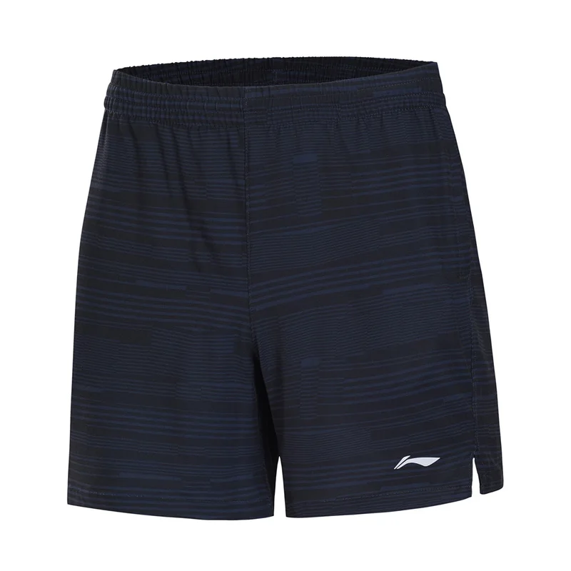 Li Ning мужские шорты для бега дышащие 88% полиэфир 12% спандекс подкладка Стандартная