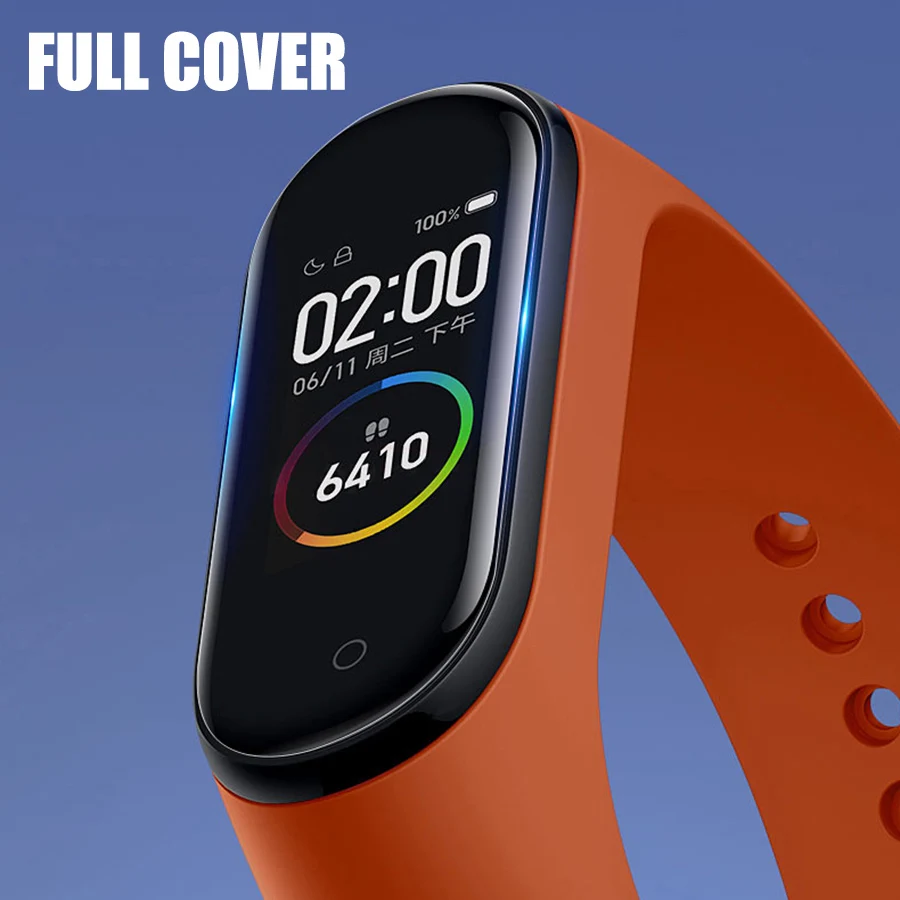 Мягкая защитная пленка для Xiaomi Mi Band 4 ремешок браслета полноэкранная