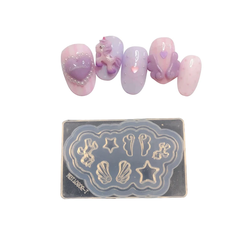 1 шт. 3D акриловая Форма для дизайна ногтей|Шаблоны ногтей| |