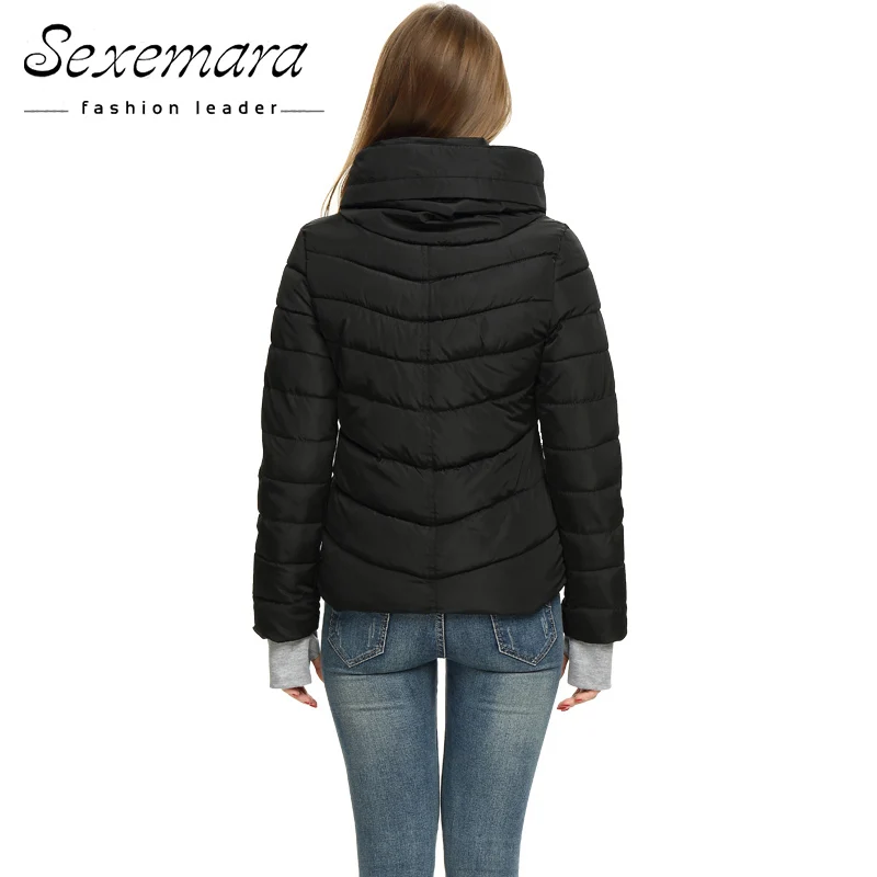 Женская зимняя куртка на молнии парка утепленная верхняя одежда Анорак короткие