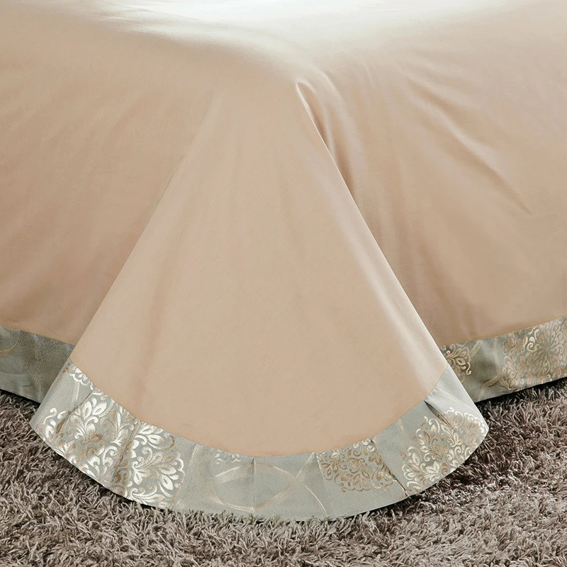 Атласные жаккардовые постельные принадлежности постельное белье мягкие и