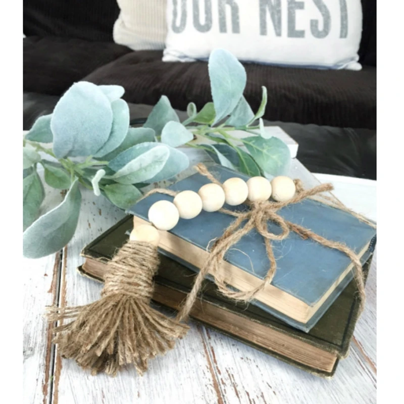 Кисточки бусины для фермерского дома искусственная гирлянда декор детской