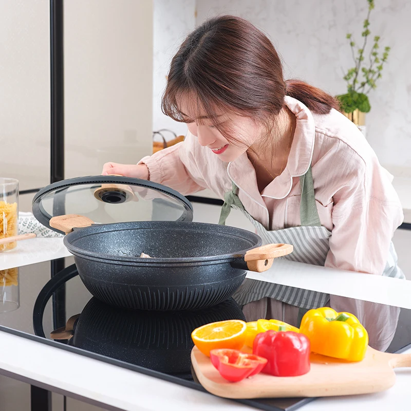 Сковорода с антипригарным покрытием многофункциональная Электромагнитная