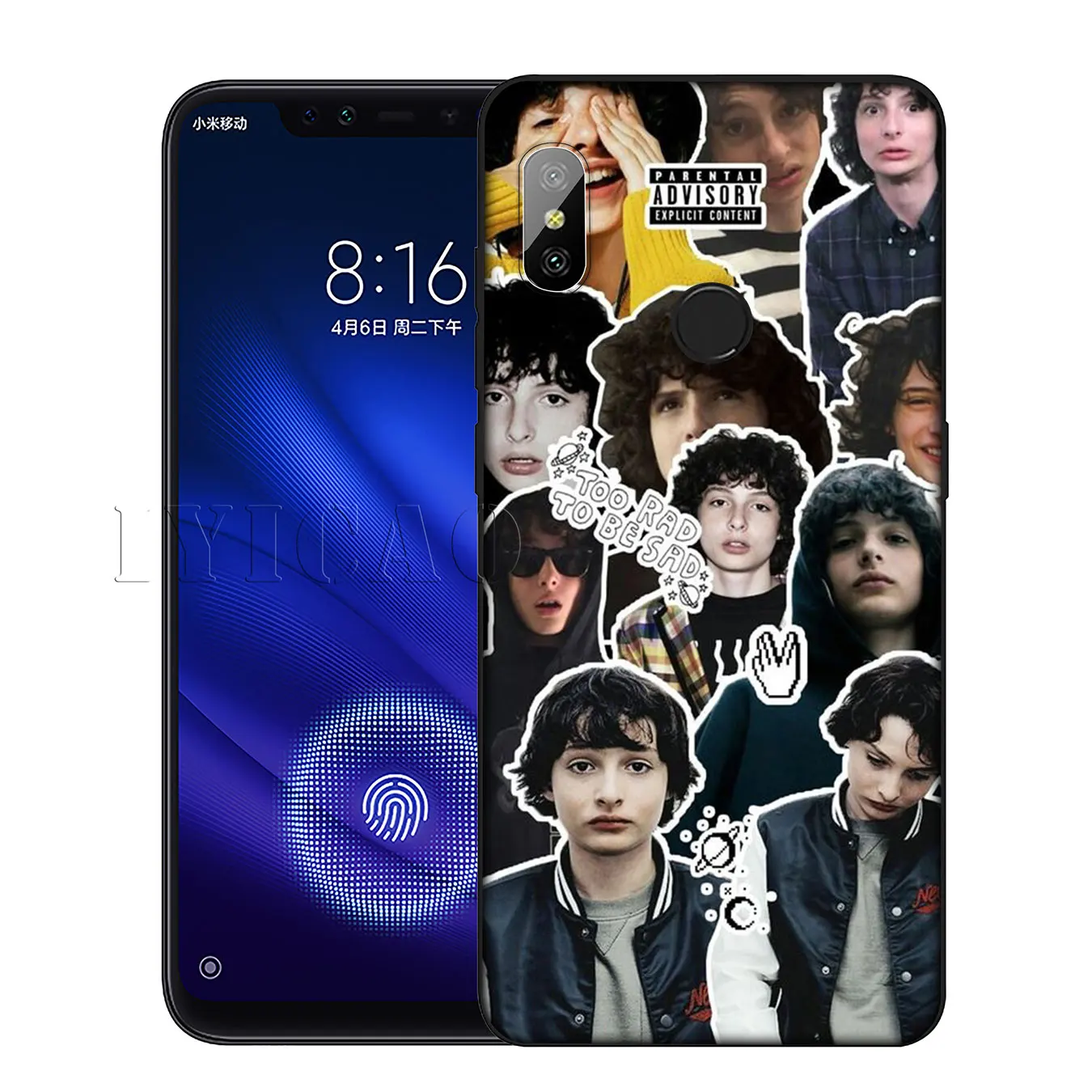 IYICAO TV Finn Wolfhard Overseas Things Custom Silicone Soft Case for Xiaomi Redmi 6A 5A Note 7 4 4X 5 Plus 6 Pro Black Cover |