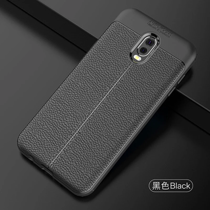 XinWen Роскошный чехол для телефона для samsung galaxy c8 j7 plus C7 C7100 силиконовый чехол на заднюю панель телефона, чехол, мягкий кожаный из ТПУ с узором - Цвет: black