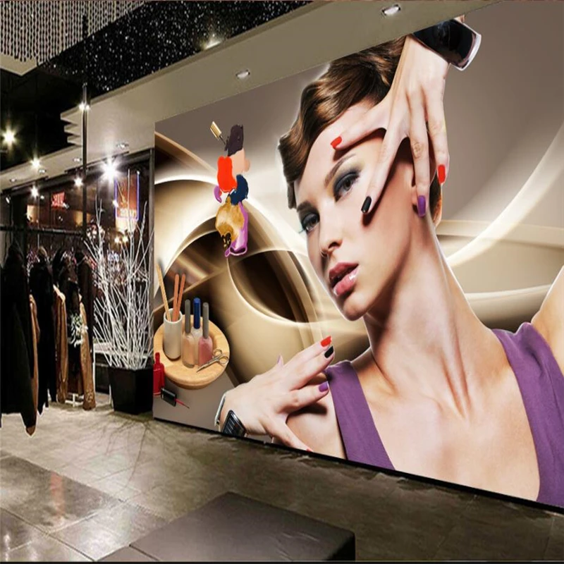 3D обои beibehang на заказ фрески для салона красоты маникюра постер бумажные