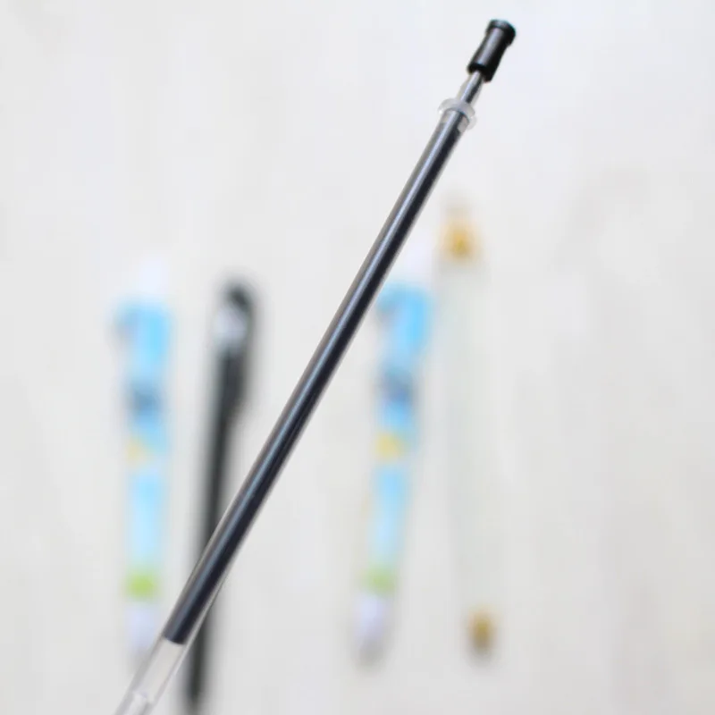 100 шт./лот 0,5 мм автоматический роликовый шар Stylo Bille Stander Recharge De Plomb Noir/Red skolaires de Bureau refill Student