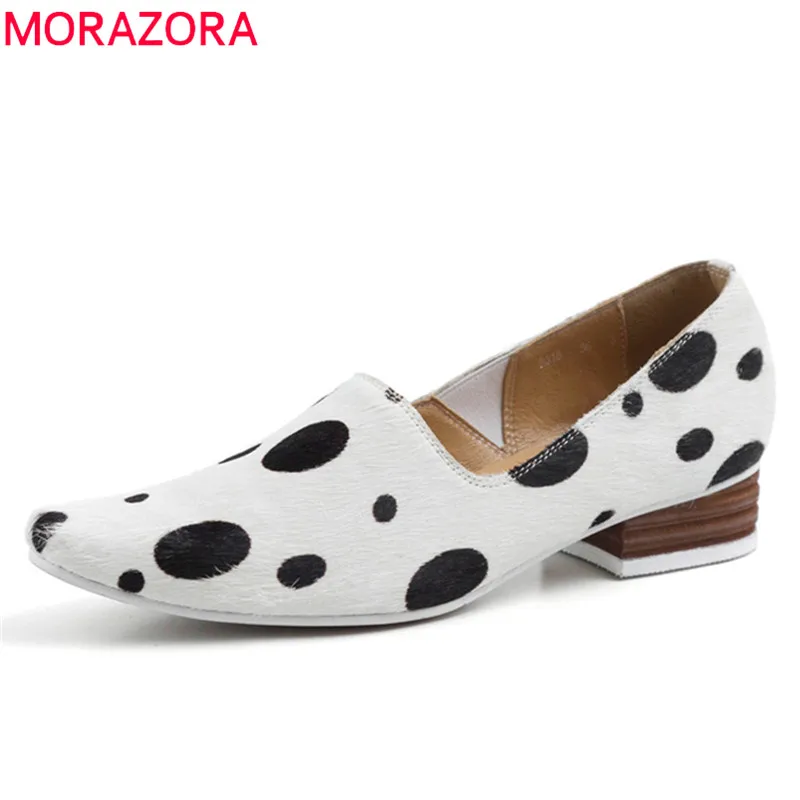 MORAZORA/2019 г. туфли-лодочки наивысшего качества женская обувь летние туфли с