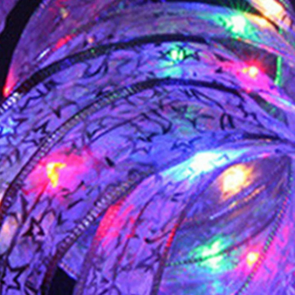 4 м цветная светодиодная лента оконные занавески гирлянда бант сказочные огни