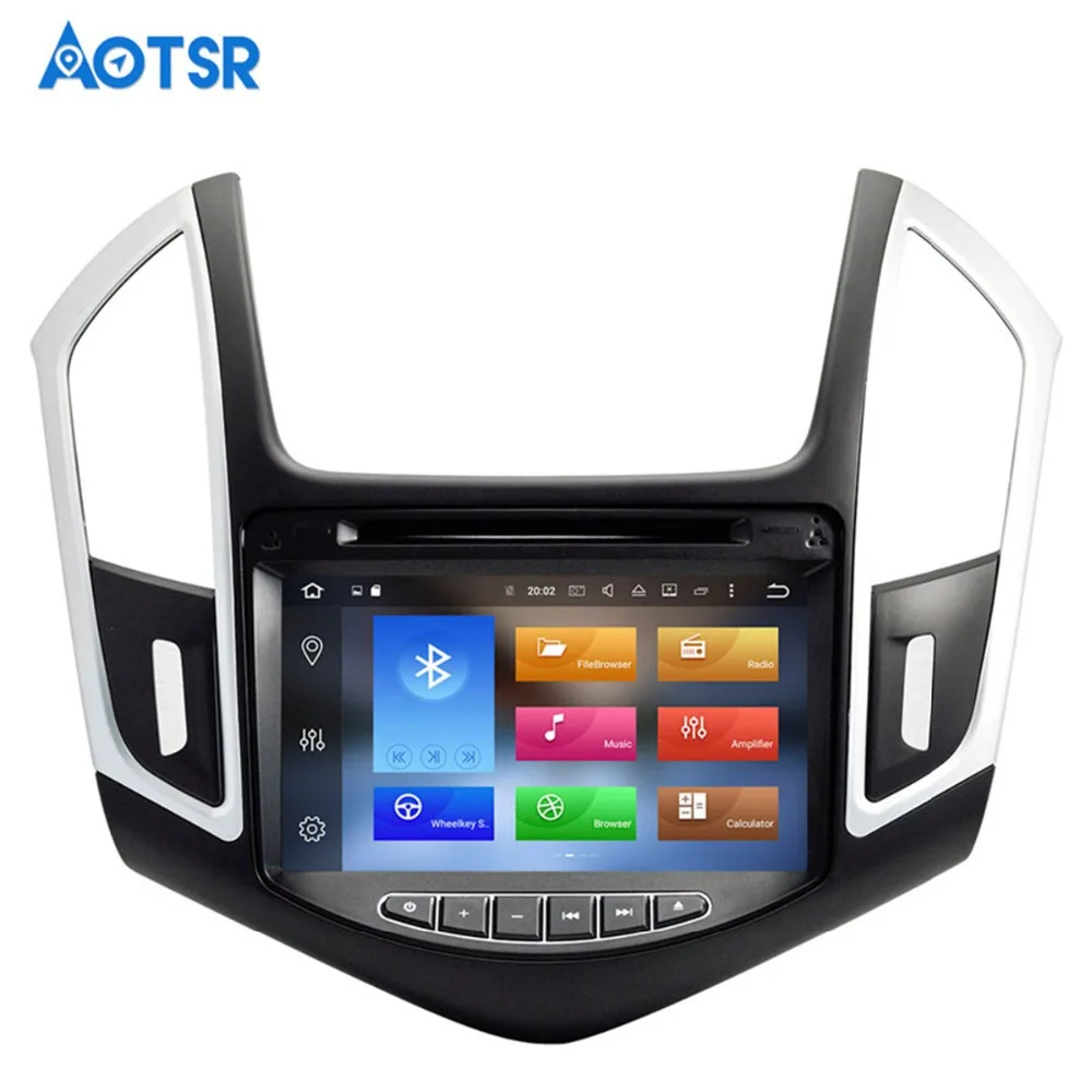 Автомагнитола 2 din на Android 8 1 с DVD-плеером и GPS-навигацией для Chevrolet CRUZE 2012-2015 |