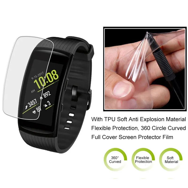 Защитная пленка против царапин из мягкого ТПУ Ultra HD для Samsung Gear Fit 2 Pro Fit2/Pro защитная