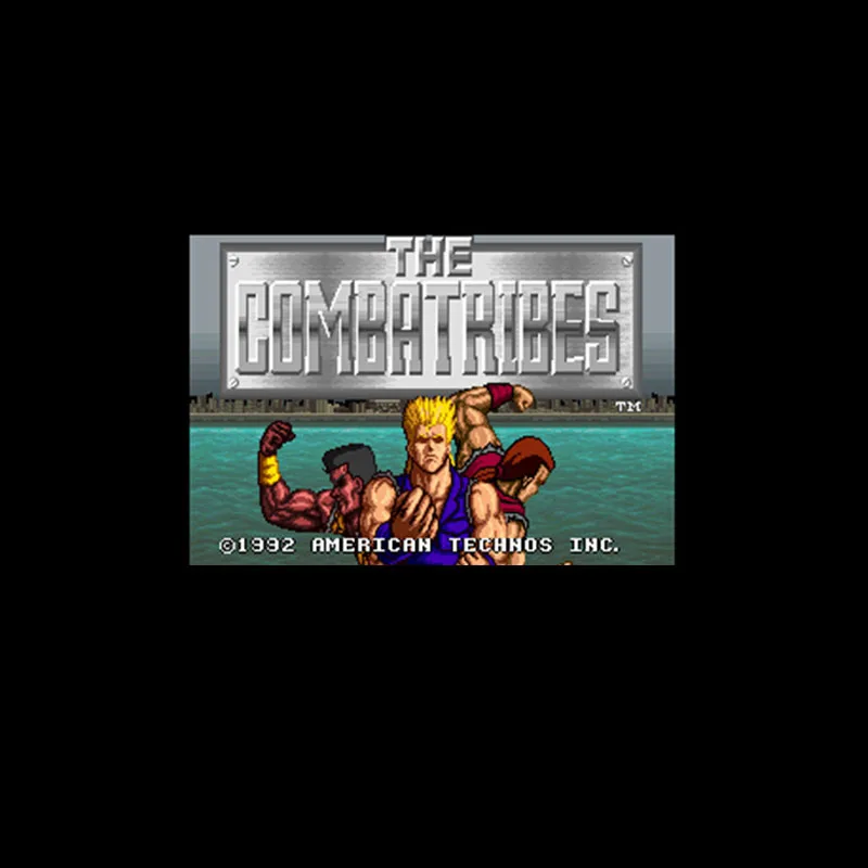 

Combatribes 16 бит большой серый карточная игра для США NTSC игры