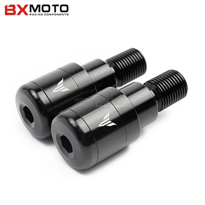 black Для YAMAHA MT-07 FZ07 MT-09 FZ09 MT-10 MT10 MT 07/09/10- Мотоцикл с ЧПУ Ручки Конец Кепки заканчивается Кепки s слайд - Цвет: black