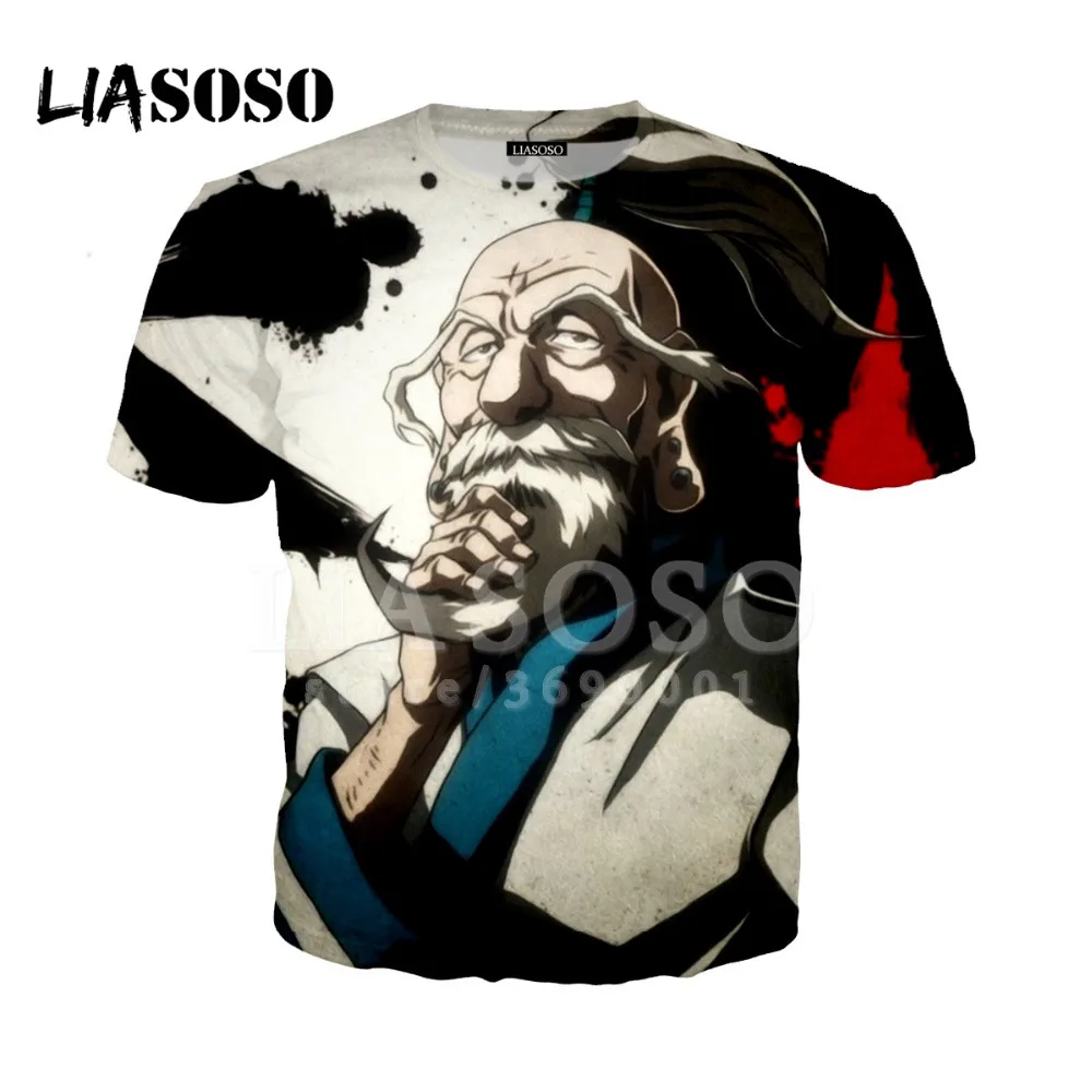 LIASOSO 2018 3D принт Женская и мужская обувь для косплея Аниме Hunter x футболка с