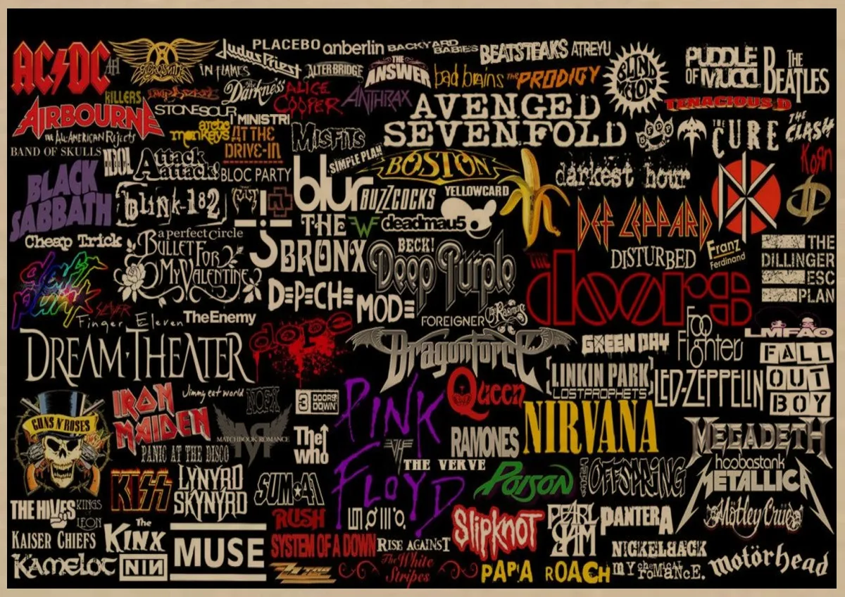 Настенные стикеры DCTOP с надписью Keep Rock And Roll домашние наклейки жесты рок ретро