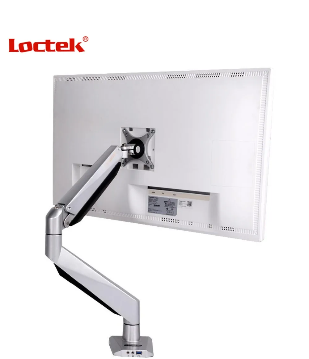 Loctek D7H алюминиевый держатель для монитора с газовой пружиной и полным движением |