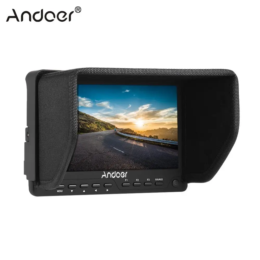 Andoer AD 702 7 дюймов ультратонкий HD монитор 1280x800 IPS экран Камера полевой высокое