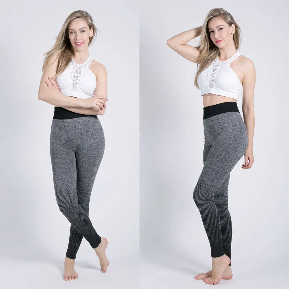 Леггинсы пуш-ап спортивные женские штаны для фитнеса йоги Элегантные