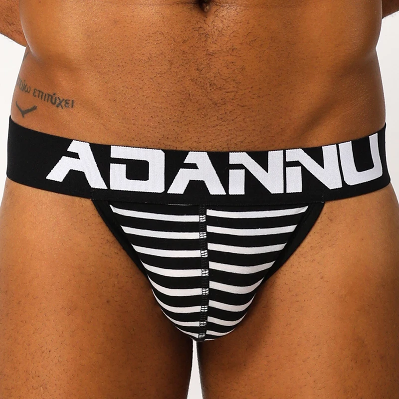 ADANNU сексуальное мужское нижнее белье с веселыми рисунками мужские трусы стринги